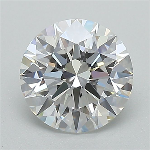 Picture of Lab Grown Diamond 1.32 Carats, Round with Ideal Cut, E Color, VS1 Clarity and Certified by IGI