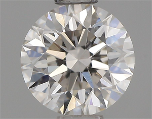 Picture of Natural Diamond 0.70 Carats, Round with Excellent Cut, J Color, VVS2 Clarity and Certified by GIA