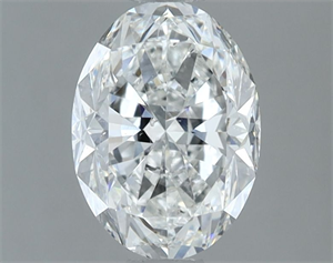 Picture of Natural Diamond 1.52 Carats, Oval with  Cut, G Color, SI1 Clarity and Certified by GIA