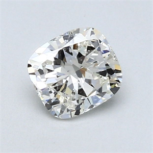Foto Diamante Natural 0.70 quilates, Del cojín , Color J, claridad SI2 y certificado GIA de