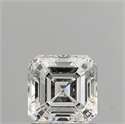 Natural Diamond 1.50 Carats, Asscher with  Cut, I Color, SI1 Clarity and Certified by GIA
