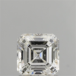 Picture of Natural Diamond 1.50 Carats, Asscher with  Cut, I Color, SI1 Clarity and Certified by GIA