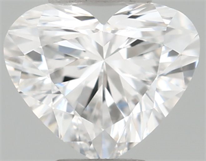 Picture of Natural Diamond 0.30 Carats, Heart with  Cut, D Color, VVS1 Clarity and Certified by GIA