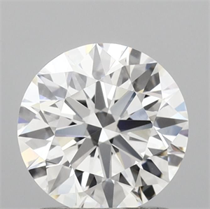 Picture of Lab Grown Diamond 1.01 Carats, Round with Ideal Cut, D Color, VVS1 Clarity and Certified by IGI