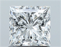 Diamante Natural 1.01 quilates, Princesa , Color E, claridad SI1 y certificado GIA