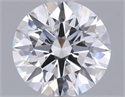 Lab Grown Diamond 1.08 Carats, Round with Ideal Cut, D Color, VVS1 Clarity and Certified by IGI