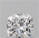 Natural Diamond 0.54 Carats, Cushion with  Cut, F Color, IF Clarity and Certified by GIA