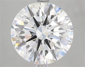 Picture of Lab Grown Diamond 5.08 Carats, Round with Ideal Cut, E Color, VVS2 Clarity and Certified by IGI