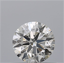 Natural Diamond 0.53 Carats, Round with Excellent Cut, F Color, VS1 Clarity and Certified by IGI
