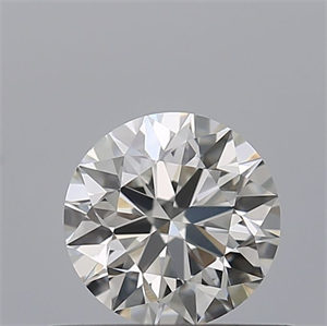 Picture of Natural Diamond 0.53 Carats, Round with Excellent Cut, F Color, VS1 Clarity and Certified by IGI