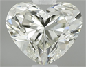 Natural Diamond 0.60 Carats, Heart with  Cut, L Color, VS1 Clarity and Certified by GIA