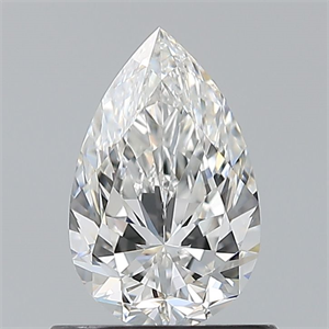 Foto Diamante Natural 0.72 quilates, De pera , Color F, claridad VVS1 y certificado GIA de