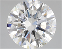 Lab Grown Diamond 5.03 Carats, Round with Excellent Cut, E Color, VVS1 Clarity and Certified by IGI