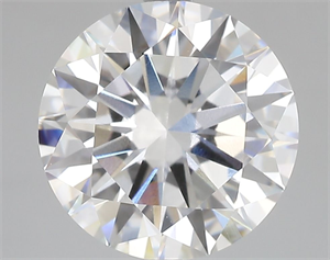 Picture of Lab Grown Diamond 5.03 Carats, Round with Excellent Cut, E Color, VVS1 Clarity and Certified by IGI