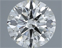 Natural Diamond 1.31 Carats, Round with Excellent Cut, I Color, SI2 Clarity and Certified by IGI