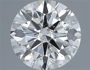 Picture of Natural Diamond 1.31 Carats, Round with Excellent Cut, I Color, SI2 Clarity and Certified by IGI