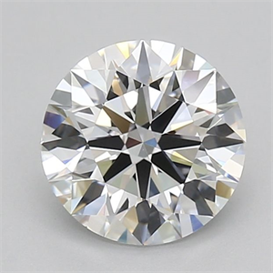 Picture of Lab Grown Diamond 2.02 Carats, Round with Ideal Cut, D Color, VVS1 Clarity and Certified by IGI