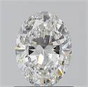 Natural Diamond 0.90 Carats, Oval with  Cut, G Color, SI1 Clarity and Certified by GIA
