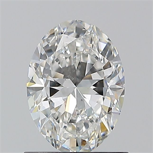 Picture of Natural Diamond 0.90 Carats, Oval with  Cut, G Color, SI1 Clarity and Certified by GIA