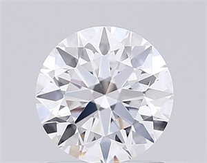Picture of Lab Grown Diamond 1.10 Carats, Round with Ideal Cut, D Color, VVS2 Clarity and Certified by IGI