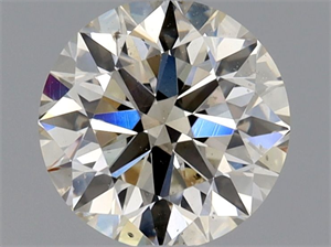 Picture of Natural Diamond 0.70 Carats, Round with Excellent Cut, L Color, SI1 Clarity and Certified by GIA