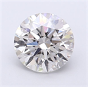 Del inventario de diamantes de laboratorio, 1.57 quilates, Redondo , Color F, claridad VVS2 y certificado IGI