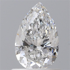 Picture of Natural Diamond 0.70 Carats, Pear with  Cut, E Color, SI2 Clarity and Certified by GIA