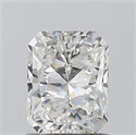 Natural Diamond 1.00 Carats, Radiant with  Cut, F Color, VS2 Clarity and Certified by GIA