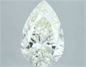 Natural Diamond 3.51 Carats, Pear with  Cut, I Color, SI2 Clarity and Certified by IGI