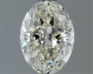 Picture of Natural Diamond 1.40 Carats, Oval with  Cut, J Color, VS1 Clarity and Certified by IGI
