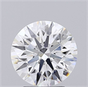 Lab Grown Diamond 3.02 Carats, Round with Ideal Cut, E Color, IF Clarity and Certified by IGI