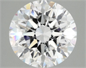 Lab Grown Diamond 3.07 Carats, Round with Excellent Cut, E Color, VVS2 Clarity and Certified by IGI