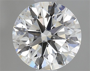 Picture of Natural Diamond 1.00 Carats, Round with Excellent Cut, F Color, SI1 Clarity and Certified by GIA