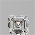 Diamante Natural 1.01 quilates, Asscher , Color F, claridad VVS1 y certificado GIA