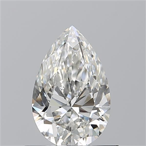 Picture of Natural Diamond 0.70 Carats, Pear with  Cut, G Color, VVS2 Clarity and Certified by GIA