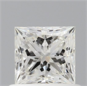 Natural Diamond 0.60 Carats, Princess with  Cut, I Color, VVS1 Clarity and Certified by GIA