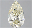 Natural Diamond 1.25 Carats, Pear with  Cut, M Color, SI1 Clarity and Certified by IGI