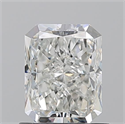 Diamante Natural 1.02 quilates, Radiante , Color H, claridad SI1 y certificado GIA