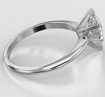 Pear 6 prongs Classic solitaire engagement ring settings