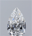 Natural Diamond 0.30 Carats, Pear with  Cut, E Color, VVS1 Clarity and Certified by GIA
