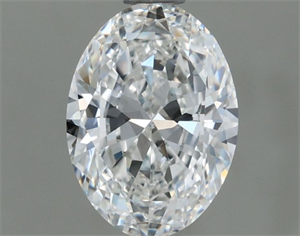 Foto Diamante Natural 0.90 quilates, Ovalado , Color F, claridad VVS2 y certificado IGI de