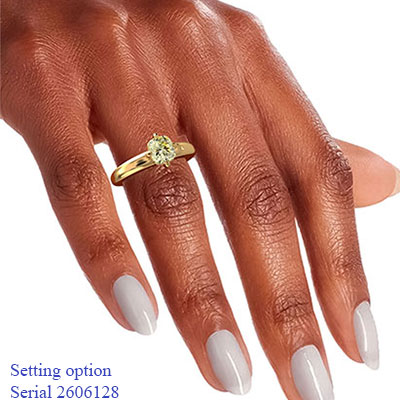 Loose diamonds Cushion cut 1.19 carat Fancy Yellow color SI2 clarity Ideal cut 370408