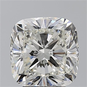 Picture of Natural Diamond 4.05 Carats, Cushion with  Cut, H Color, VVS2 Clarity and Certified by GIA