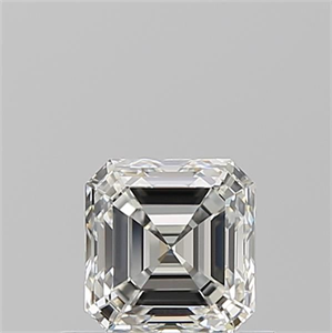 Picture of Natural Diamond 0.70 Carats, Asscher with  Cut, I Color, VVS1 Clarity and Certified by GIA