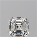 Natural Diamond 0.93 Carats, Asscher with  Cut, H Color, VVS1 Clarity and Certified by GIA