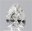 Natural Diamond 0.51 Carats, Pear with  Cut, G Color, SI1 Clarity and Certified by GIA