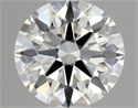 Diamante Natural 0.46 quilates, Redondo , Color F, claridad VS2 y certificado GIA