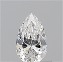 Diamante Natural 0.51 quilates, De pera , Color D, claridad VS1 y certificado GIA