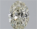 Natural Diamond 1.30 Carats, Oval with  Cut, K Color, VS1 Clarity and Certified by GIA