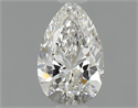 Natural Diamond 0.52 Carats, Pear with  Cut, H Color, VVS1 Clarity and Certified by GIA